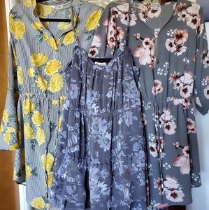 Floral Dress Bundle of 5